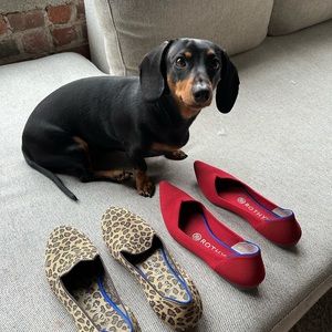 ⭐️ DISCONTINUED / UNICORN Rothy’s Chili Red Point Flats